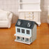 Toyvian Dollhouse Miniature House, Wooden Dollhouse Kit for Christmas Village