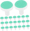 FRCOLOR Pcs Nail Polisher Replacement Head Nail Sandpaper Pads Grinding Head Nail