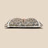 Floral Quilted Baby Diaper Changing Pad - Brown Floral Design