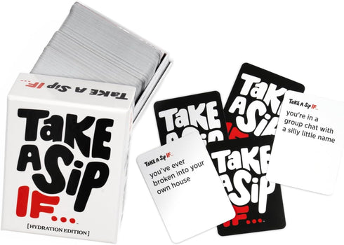 DSS Games Take A Sip If [Hilarious Party Game for Adults, Game Night, Ice Breakers, Conversation Starter, Great
