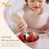 Toddler Utensils - Stainless Steel Forks and Spoons, Baby Silverware with BPA Free Silicone Easy Grip, 8 Months+