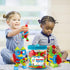 150pcs 3D Set 3-8 teytoy My First Baby Building Toys, Bristle Shape Building Blocks Toy for Kids Ages Years Old, STEM
