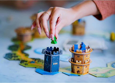 Wandering Towers Strategy Board Game About Trapping Wizards, Fun Family Games for 1-6 Players, Ages 10+, 30 Mins