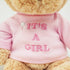 GUND It’s a Girl T-Shirt Teddy Bear Stuffed Animal Plush - Pink, 12”, Tan