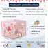 Kisoy Dollhouse Miniature with Furniture Kit, DIY 3D Wooden House Kit for Kids Adults Gift