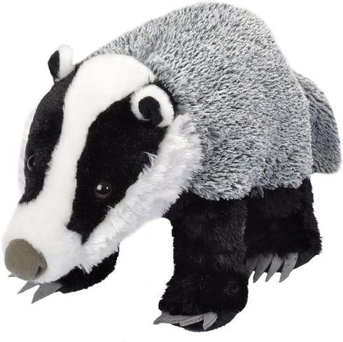 Wild Republic Badger Plush - 12 Inch Stuffed Animal Toy for Kids