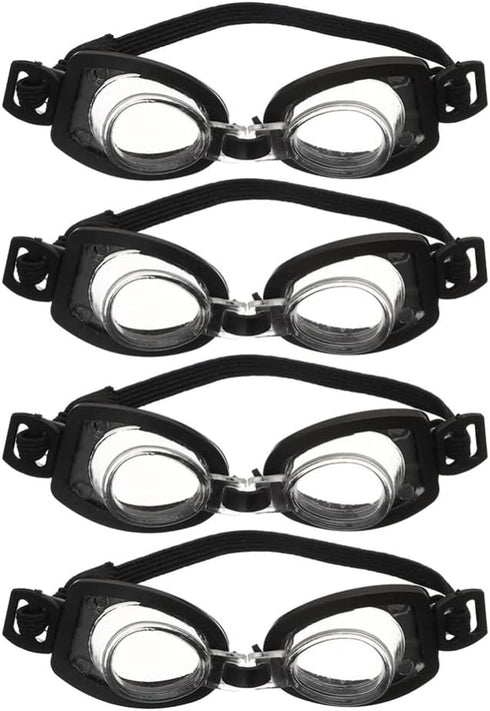 Toyvian 4Pcs Miniature Swimming Goggles Dollhouse Swim Goggle Accessories for Kids