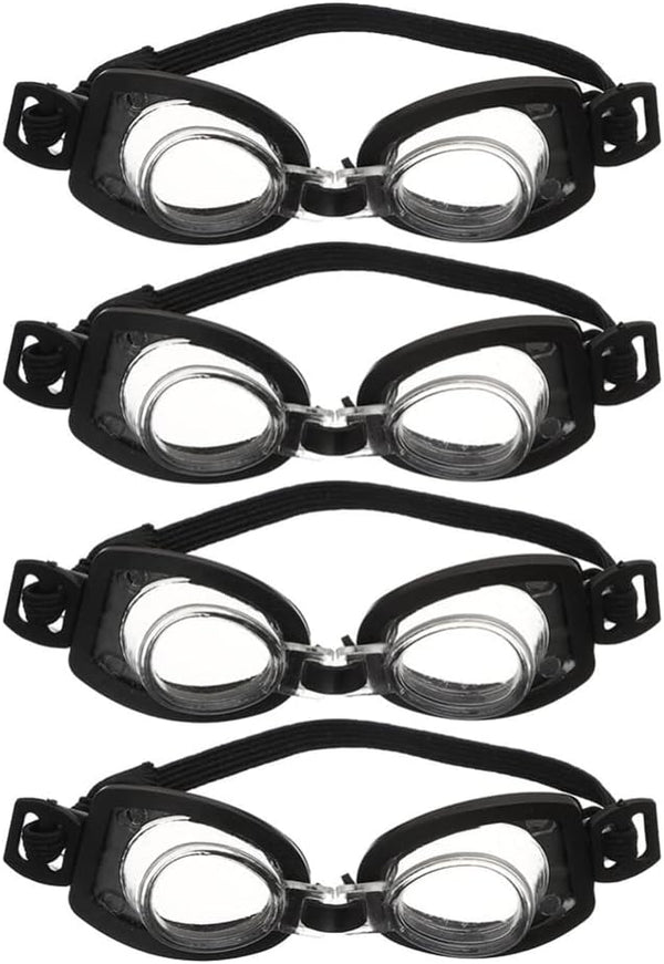 Toyvian 4Pcs Miniature Swimming Goggles Dollhouse Swim Goggle Accessories for Kids