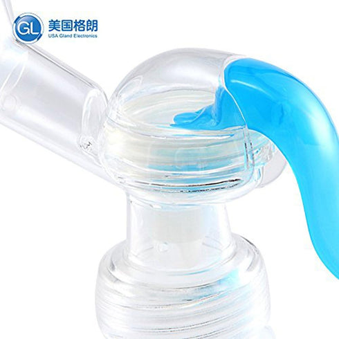 GLAND BPA-Free Manual Breast Pump - Nursing Essential in Blue