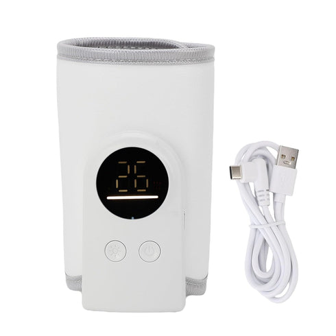 Generic 1) Heater, Portable Bottle Warmer Easy to Wash for Travel (Style