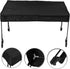 Foldable Outdoor Utility Wagon Canopy with Uv Protection and Rainproof Cover Fit for Strollers for Camping Picnic Beach