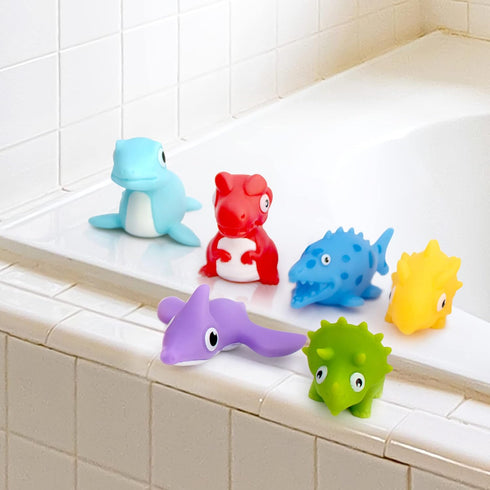 Hely Cancy Infant Bath Toys, No Hole Animal Bathtub Toys for 18 Months, Baby Bath Tub Toys