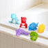 Hely Cancy Infant Bath Toys, No Hole Animal Bathtub Toys for 18 Months, Baby Bath Tub Toys
