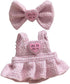 Xinbalove 17cm Set 2 Set 6.7inch 1st/2nd/3rd Doll Clothes (No Doll), Pieces Dress Outfit for Suit, Luxury Chic Hat