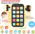 iKOIHO Set, 6+ 1 Baby Phone TV Remote Toy Bilingual Play Phones Toy Remote for Baby with Music Light for Months, Early