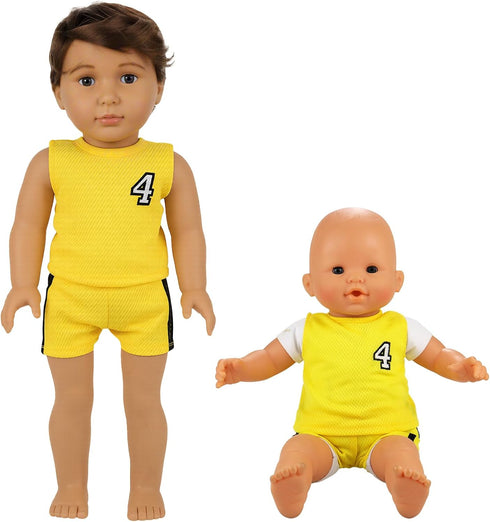 6 Sets 14 16 Inch 18 Inch BARWA Boy Doll Clothes Doll Clothes Daily Casual Clothes Outfits Compatible for to and Dolls
