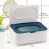 wenvastree Baby Wipes Dispenser, Wipe Holder for Baby & Adult,Keeps Wet Tissue Fresh, Non-Slip Wipes Case,Easy Open
