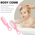 Set 4.72X1.57X0.78 Inches SUPVOX Baby Hair Brush and Comb for Newborns Infant Massage Comb with Circular Tooth Design