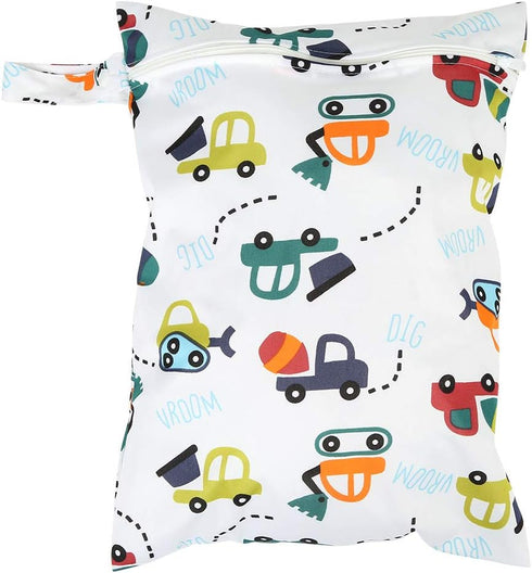 Hztyyier Boys Wet Bag, Reusable Diaper Carryall with Zipper for Travel, Beach Swimsuits