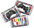 Game On! Video Gamer Birthday Party Mini Chocolate Candy Bar Sticker Wrappers - 45 Labels by AmandaCreation