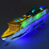 Wenini Sound,50x13x5 cm/19.7x5.1x2 XAPUNK Colorful Ocean Liner Cruise Ship Boat Electric Flashing LED Light in, Cannot