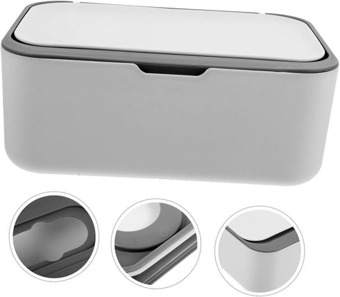 HEALLILY Wipes Dispenser Dust Cover Large Capacity Refillable Wipe Holder for Travel Home and Bathroom Use Practical