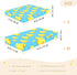 CZXW 52" 28" Cartoon Ducks Yellow Crib Sheets Fitted x Natural Cotton Soft & Breathable for Baby Crib Mattress