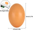 Fane 6Pcs Wooden Faux Fake Eggs, Children Play Kitchen Game Food Toy - Log Color