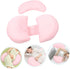 MERRYHAPY Multi-Functional Cooling Pregnancy Pillow Ergonomic Waist and Belly Support Cushion for Reducing Discomfort