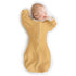 Set, 6-9 4pk, SwaddleDesigns Baby Swaddle Gold, Mo Transitional Swaddle Sack with Arms Up Half-Length Sleeves & Mitten
