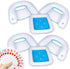 ZONETECH Game Station Set - 2 Pack with Waterproof Playing Cards for Pool or Beach (Blue/White)