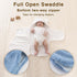 Baby Winter Fleece Swaddle Blanket 0-3 Months - Warm Adjustable Newborn Wrap for Boys Girls