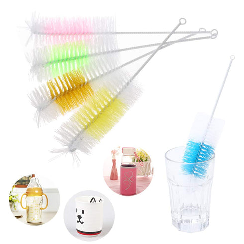 TTTLLNN 2pcs Baby Bottle Brushes Multifunctional Brush Long Wash Drinking Feeding Bottle Nylon Brush