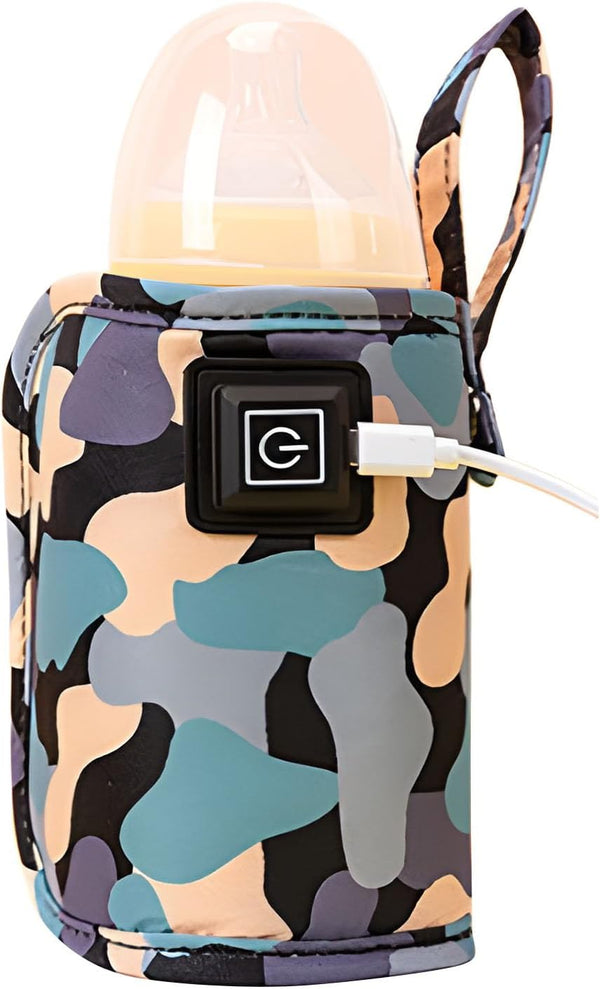 SHINLHUA USB Warmed Infant Bottle Nonconductor with Plan Modifiable Shoulder Strap for Travel