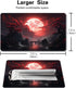 MTG Playmat Size 24x14in Free Storage Bags Non-Slip Backing, Ideal for Card Game Enthusiasts TCG Playmat Mouse Pad (Blood Moon Secrets-No Deck) by TCGMAT