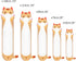 Long Cat Plush - Cute Brown Cat Stuffed Animals, Soft Plushies, Kawaii Kids Plush Sleeping Throw Pillow Doll (20 Inch)