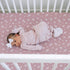 2 Pack Crib Sheets Neutral - Fitted Baby Crib Sheets Bed for Girl Boy - Standard & Toddler Mattress (Antique Rose)