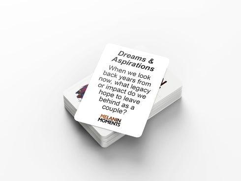 Melanin Moments - Engaging Card Games for Couples - Culturally Infused Conversation Starters