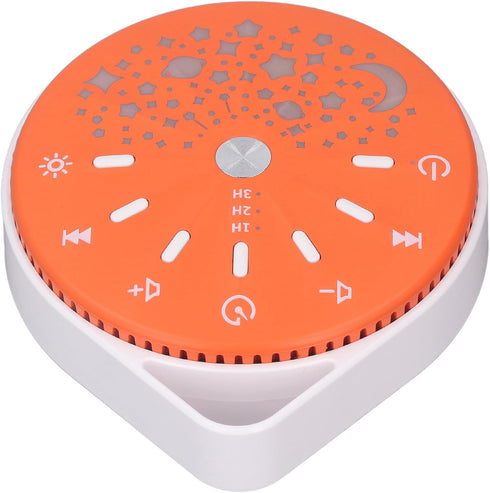 Hamwesh Baby Sound Machine, LED 7 Color Lights White Noise Machine with Dual