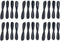 skrnrhrery mini Propeller, Suitable for RC Aircraft Special Nylon Props Central axis 0.8MM