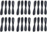 skrnrhrery mini Propeller, Suitable for RC Aircraft Special Nylon Props Central axis 0.8MM