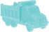 5-Pack 6+ Bulldozer, Nuby Vehicle Bath Toys - - Soft, Stackable Toddler Bath Toys - No-Hole Design for Easy Cleaning