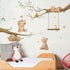 Runtoo Woodland Animal Wall Decals - Bear Stickers for Kids' Bedroom & Nursery Decor