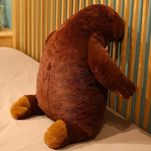 MIAOHAHA 100cm (39.3in/100cm) Giant Djungelskog Teddy Bear Dark Brown Plush Toy Bear Big Teddy Bear Stuffed Animal Doll