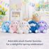 7 inch HollyHOME Easter Bunny Stuffed Animal Stuffed Bunny Plush Soft and Cuddly Stuffed Rabbit Easter Gift for Kids