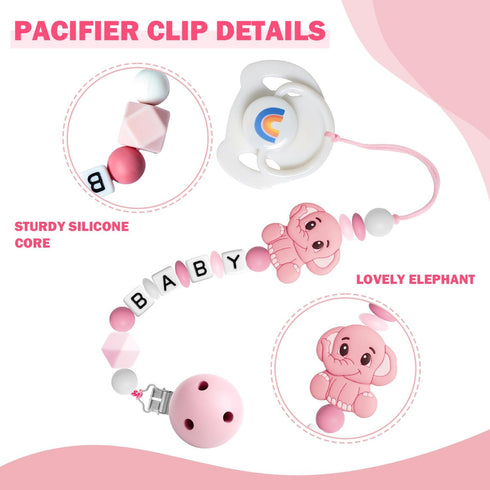 Set 3 SCOM Reborn Baby Doll Accessories - Rainbow Magnetic Pacifiers & Removable Reusable Baby Doll Bottles