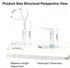 3-7" (2Pack) Clear Acrylic Doll Stand - Adjustable Holder for Sitting/Standing Collectibles, Tool-Free Installation