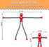 Fpjlokf 4 3-9 Pcs Telescopic Suction Cup Robot Toy, Coolest Pop Tubes Sensory Toys for Toddlers, Educational Fidget