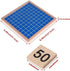 Wooden Hundred Board Montessori Math Counting Toys - 1-100 Numbers Educational Game for Toddler Kids