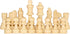 ASNEY Wooden Chess Pieces, Tournament Staunton Wood Chessmen, 3.15” King Figures, Includes Storage Bag